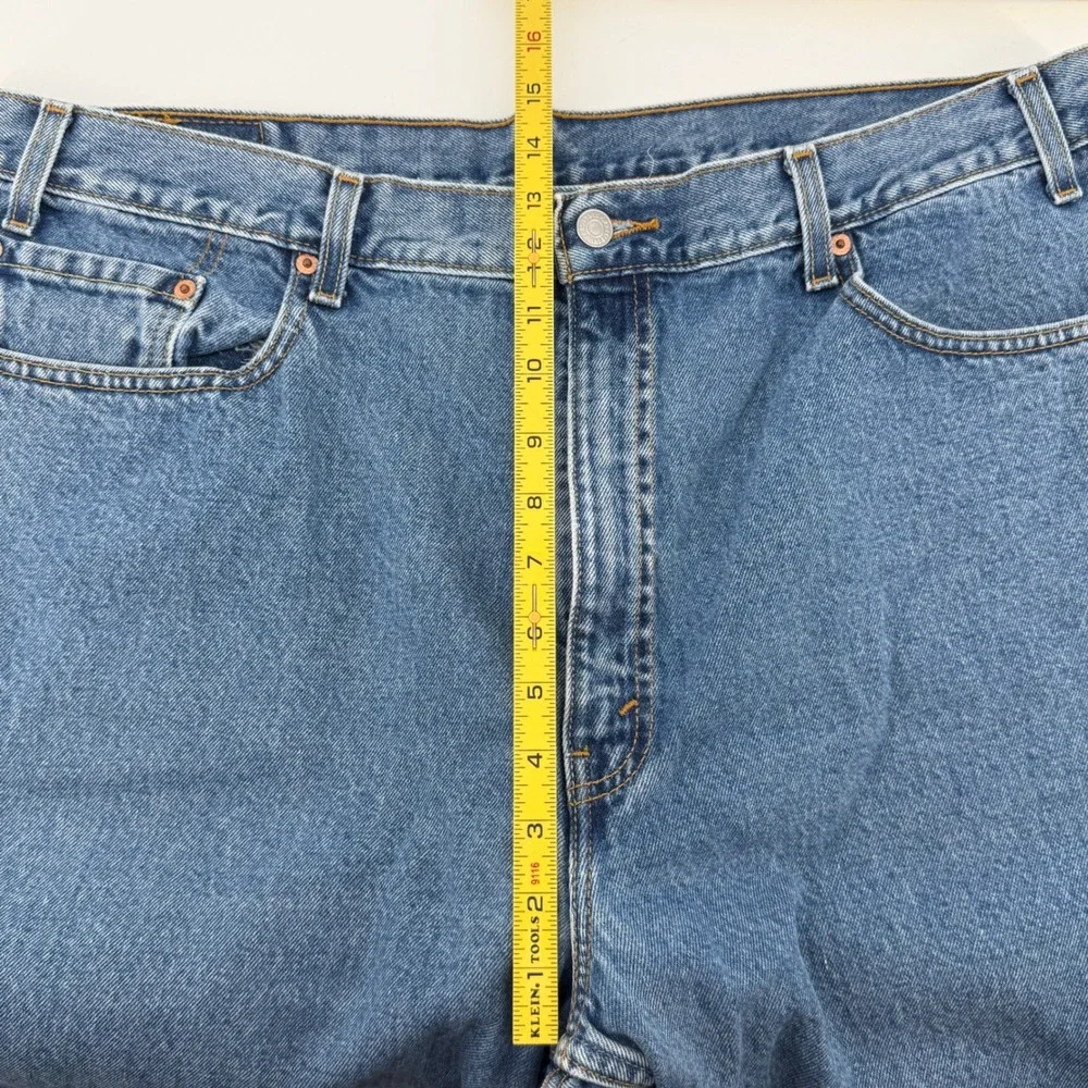 Vintage Y2K Levis 550 Relaxed Fit Jeans Mens 42x30 Blue Medium Wash 0550-4891